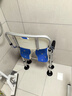 美瑞德老人洗澡椅浴室孕婦沐浴防滑凳衛生間淋浴椅帶凹槽TY-XZY-4798L 曬單實(shí)拍圖