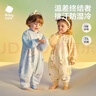 babycare新生嬰兒秋冬舒暖分腿睡袋防驚跳防踢包被獅子王國-厚夾棉-100碼 曬單實(shí)拍圖