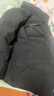 鴨鴨（YAYA）王一博同款羽絨服男士短款2025年冬季新款青少年休閑防寒保暖外套 黑青迷彩色-YE5B004332D XL 曬單實(shí)拍圖