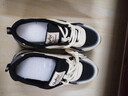 回力斷碼踩屎感皮面老爹鞋女2025年新款秋季顯腳小厚軟底防滑運動(dòng) 黑色升級版 38 曬單實(shí)拍圖