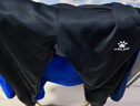 卡爾美（KELME）運動(dòng)褲男春秋針織足球收腿褲休閑訓練修身長(cháng)褲 黑色 L  曬單實(shí)拍圖