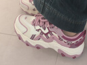 李寧休閑鞋女 貓爪Lite22025夏季新款透氣老爹鞋厚底運動(dòng)鞋AGCV452 米白/玫瑰粉-5 38 (240mm) 曬單實(shí)拍圖