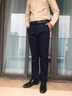 羅蒙加絨加厚男士休閑褲2025秋冬款西褲抗皺免燙西裝褲彈力保暖長(cháng)褲 GDW-YGR 藏青色加絨+黑色加絨 32 曬單實(shí)拍圖