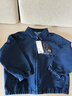 優(yōu)衣庫童裝男童女童針織工裝茄克/水洗產(chǎn)品外套夾克484846 67 海藍色 120 曬單實(shí)拍圖