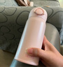 膳魔師（THERMOS）不銹鋼保溫杯大容量男女士?jì)和銛y水杯生日新年禮物團購定制JNR 初桃粉 350ml 曬單實(shí)拍圖