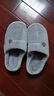2025新款秋冬季保暖防滑棉拖鞋情侶款家居室內外穿毛茸男女士拖鞋 灰色【爆款加絨加厚】 42-43 【適合41-42腳穿】 曬單實(shí)拍圖