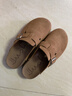 星期六真皮厚底勃肯鞋女2025新款秋冬季外穿懶人一腳蹬增高半拖鞋包頭拖 曬單實(shí)拍圖