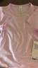 lululemon丨All It Takes 女士運動(dòng) T 恤 *羅紋 Nulu?芯吸 LW3GV0S 柔紗粉 M /8 曬單實(shí)拍圖