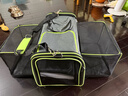 超可耐可拓展貓包狗包斜挎式寵物包旅游外出便攜2025車(chē)載手提兩用包 綠色 適合20斤內 曬單實(shí)拍圖