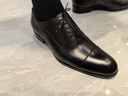 THOM WILLS商務(wù)正裝皮鞋男牛皮手工三接頭英倫牛津鞋男士年輕人新郎婚鞋 曬單實(shí)拍圖