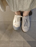 MUJI男女通用不易疲勞不易沾水運動(dòng)鞋無(wú)性別男款女款小白鞋帆布鞋 淺米色 36 /230mm（尺碼偏大拍小一碼） 曬單實(shí)拍圖