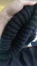 雪茜曼毛線(xiàn)帽子女秋冬保暖大頭圍顯臉小針織帽包頭寬松堆堆帽 曬單實(shí)拍圖