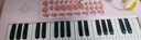 卡爾貝比37鍵電子琴兒童玩具樂(lè )器初學(xué)者早教帶話(huà)筒小鋼琴男女孩生日禮物 曬單實(shí)拍圖