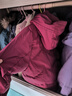 雪中飛中老年媽媽裝羽絨服女中長(cháng)冬裝中式騏驥紅色奶奶加厚防寒保暖外套 曬單實(shí)拍圖