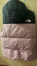 北面童裝North Down兒童防潑水兩面穿羽絨馬甲 4YI/落櫻紫 160 (XL) 充絨量約106g 曬單實(shí)拍圖