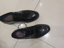 VOLO犀牛商務(wù)德比鞋男士西裝皮鞋英倫正裝鞋真皮透氣男鞋結婚新郎鞋 黑色 40 曬單實(shí)拍圖