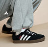adidas「T頭鞋」VL COURT復古休閑板鞋德訓鞋男女阿迪達斯輕運動(dòng)   黑色/白色   42 曬單實(shí)拍圖