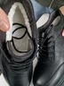 普步仕品牌真皮雪地靴男2025冬季加絨保暖羊毛休閑子皮鞋頭層牛皮靴子男 黑色  41 皮鞋標準碼 曬單實(shí)拍圖
