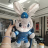 迪士尼（Disney）瘋狂動(dòng)物城朱迪斜挎包兔子玩偶包毛絨玩具娃娃女孩生日禮物女朋友 曬單實(shí)拍圖