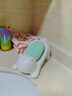 卡通貓咪塑料肥皂盒創(chuàng  )意可愛(ài)浴室香皂盒置物架衛生間瀝水肥皂碟托 貓咪肥皂架【1個(gè)】 曬單實(shí)拍圖