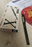 愛(ài)好（AIHAO）簽字筆0.5mm直液式走珠筆辦公用品全針管中性筆考試用大容量水性黑筆12支 X50 曬單實(shí)拍圖