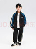左西童裝男童運動(dòng)套裝2025新款秋裝外套褲子秋季兒童兩件套 黑色 140 曬單實(shí)拍圖