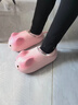 SEVEN ONLY OLINE可愛(ài)貓咪防水棉拖鞋兒童冬季女童2024室內保暖小孩可外穿包跟棉鞋 小氙粉 22 0 內長(cháng)22cm 適合34-35碼腳穿 曬單實(shí)拍圖