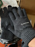 啄木鳥(niǎo)（TUCANO）羊毛手套男秋冬季戶(hù)外時(shí)尚觸屏防寒保暖加厚騎行開(kāi)車(chē)針織毛線(xiàn)手套 曬單實(shí)拍圖