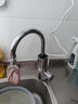 奧克斯（AUX）電熱水龍頭熱水器加熱水龍頭快速熱水變頻恒溫廚房下進(jìn)水 【大屏數顯】電鍍銀+漏保插頭+萬(wàn)向噴頭 曬單實(shí)拍圖