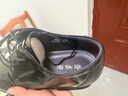 老爺車(chē)（WECKER）男士皮鞋真皮商務(wù)休閑皮鞋男冬季透氣正裝皮鞋系帶漆皮增高爸爸鞋 F3562黑色【增高款】 39 (245mm) 標準碼 曬單實(shí)拍圖