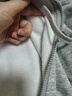 蕉內（Bananain）【劉浩存同款】非常服503Relax男女針織連帽休閑外套百搭顯瘦衛衣 【加絨】中麻灰 M 曬單實(shí)拍圖