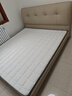 全友家居 奶油風(fēng)頭層牛皮茉伊真皮床頭軟包靠背臥室家用1.8米雙人大床 曬單實(shí)拍圖