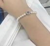 中國珠寶海洋之心海藍寶珍珠手鏈女輕奢高級感手串2026新生日禮物送女友 曬單實(shí)拍圖