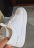 達芙妮軟底小白鞋女款2026春季新款平底百搭純白學(xué)生休閑運動(dòng)板鞋女 曬單實(shí)拍圖