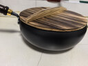 京嚴正宗章丘大肚鐵鍋老式家用炒菜鍋手工鍛打無(wú)涂層炒鍋不粘鍋 【三次開(kāi)鍋發(fā)貨】適用3-8人 28cm 久用無(wú)沙眼|送木蓋+鍋鏟+百潔布 曬單實(shí)拍圖