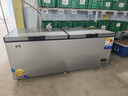 妮雪冰柜商用家用冷柜臥式大容量全冷凍柜展示柜冷凍冷藏大冰柜 1188單溫銅管-星耀灰智能溫控擴容版【一級能耗】 曬單實(shí)拍圖