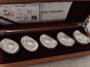 永華禧寶銀元寶足銀999空心福字元寶福祿壽喜財銀錠實(shí)心元寶套裝禮盒送禮 5枚x20g福祿壽喜財元寶套裝 曬單實(shí)拍圖