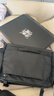 光影行星（GYXX）阿波羅X1磁吸扣斜挎包男士通勤單肩背包機能大容量郵差電腦包 逐影黑-中號【裝13-14寸電腦】 可擴展 曬單實(shí)拍圖