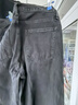 優(yōu)衣庫男裝女裝寬松直筒牛仔褲/水洗產(chǎn)品475551 08 深灰色 33 /175/84A 曬單實(shí)拍圖
