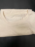 日著(zhù)趣月亮T夏季2025新款女裝純色內搭寬松顯瘦設計感上衣短袖t恤 月光白 M 曬單實(shí)拍圖
