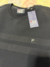 FILA 斐樂(lè )官方男子套頭衛衣冬新款時(shí)尚簡(jiǎn)約基礎針織長(cháng)袖上衣 正黑色-BK XL 180/100A/XL 曬單實(shí)拍圖
