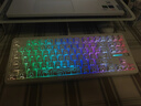 邁從（MCHOSE）G87 V2/K87S旋鈕無(wú)線(xiàn)機械鍵盤(pán)電競游戲客制化有線(xiàn)/藍牙三模gasket結構全鍵熱插拔筆記本電腦辦公 G87 V2 白等高實(shí)線(xiàn)側刻 快金軸 曬單實(shí)拍圖