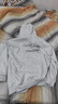 美式字母連帽衛衣女秋冬寬松百搭加厚加絨小個(gè)子保暖冬天上衣GZXY 白灰色-筆畫(huà)字母【加絨加厚款】 XL （建議119-135斤） 曬單實(shí)拍圖
