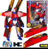 靈動(dòng)創(chuàng  )想（LDCX）列車(chē)超人變形機器人玩具合體機甲金剛車(chē)火車(chē)賽車(chē)全套裝兒童禮物 【赤煉朱雀】二合體變形EU7762 曬單實(shí)拍圖