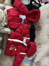 巴拉巴拉童裝兒童羽絨服男童女童2025新款春裝拜年服紅色國風(fēng)寶寶外套加厚 曬單實(shí)拍圖