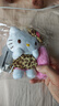 三麗鷗（SANRIO）NIC長(cháng)腿粉色黑皮HelloKitty愛(ài)心扣 毛絨玩具生日生日禮物 曬單實(shí)拍圖