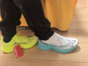 特步兩千公里5pro跑步鞋男緩震回彈輕盈跑鞋男2000km5pro耐磨訓練跑鞋 熒光檸黃/黑【有氧心綠】 42 (260mm) 曬單實(shí)拍圖