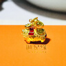 世紀緣三花馬黃金吊墜古法足金琺瑯掛墜國風(fēng)傳統送女友新年本命年禮物 曬單實(shí)拍圖