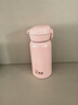 希諾（heenoor） 保溫杯女士大容量彈蓋水杯小巧便攜清新可愛(ài)簡(jiǎn)約高顏值杯子 櫻花粉200ml 曬單實(shí)拍圖