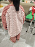 貓人女童睡衣兒童法蘭絨家居服女孩中大童套裝 可愛(ài)狐貍 150 曬單實(shí)拍圖